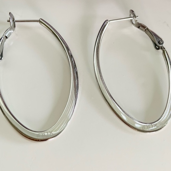 🛍️🛍️ Inox steel elongated hoops - Picture 6 of 8